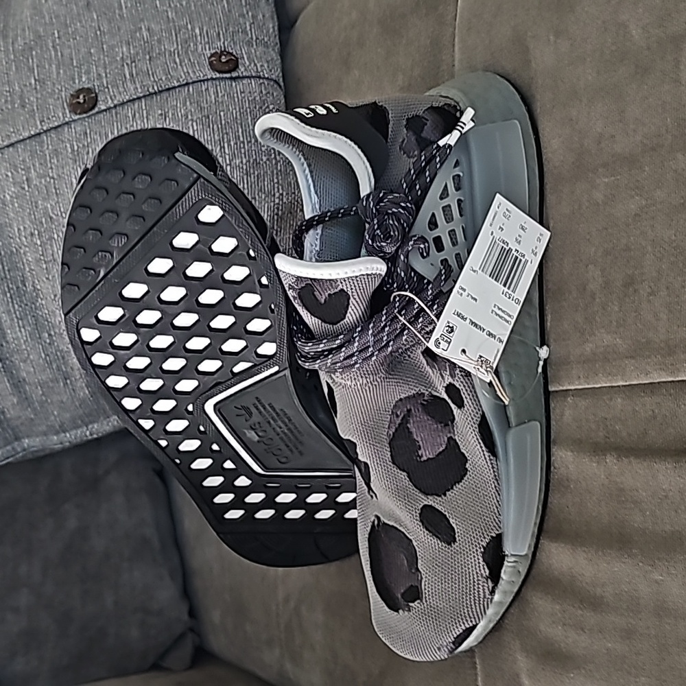 Adidas HU NMD Human Race x Pharrell Animal Print Ash Men Shoe
